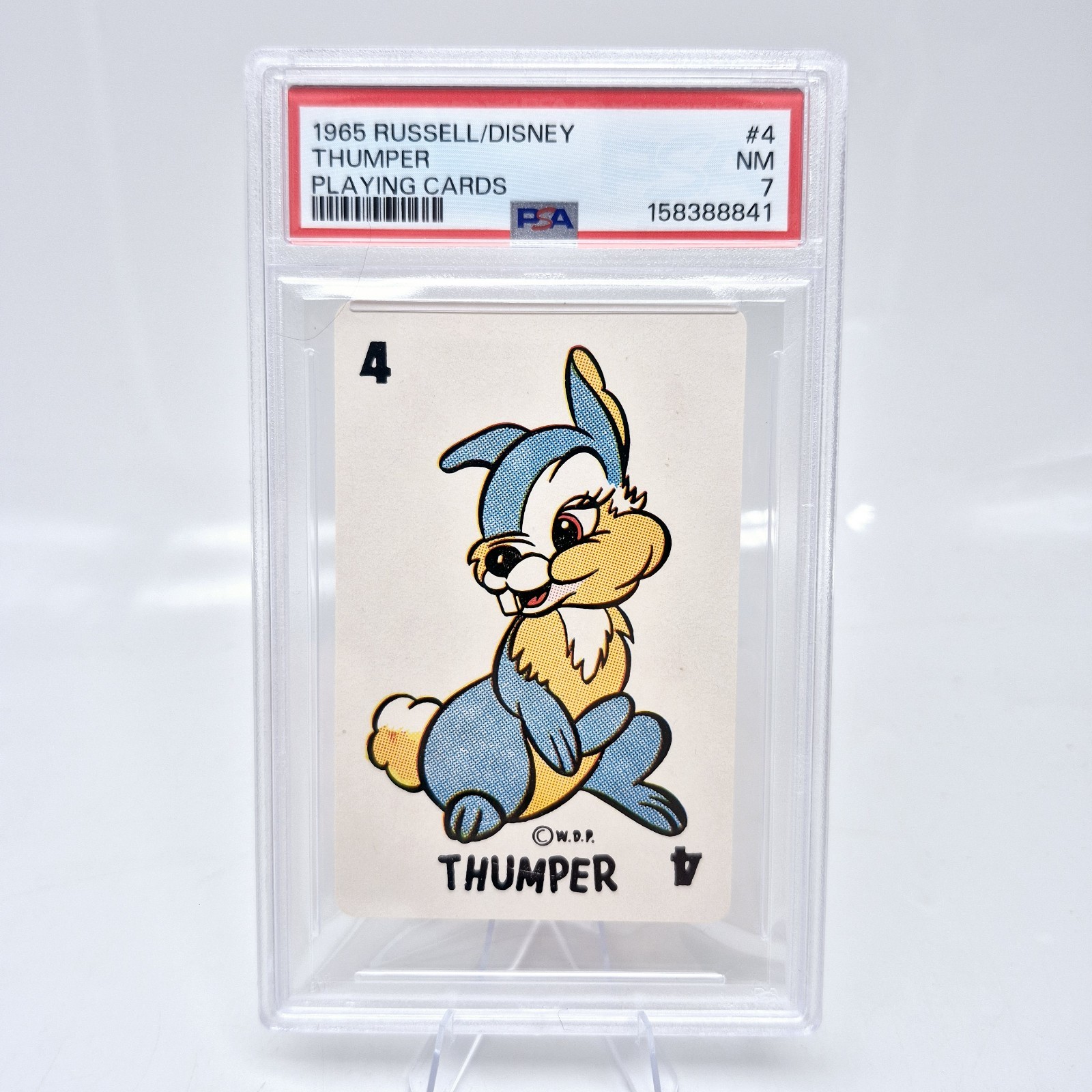 1965 Disney Thumper #4 PSA 7 Bambi Russell Playing Cards