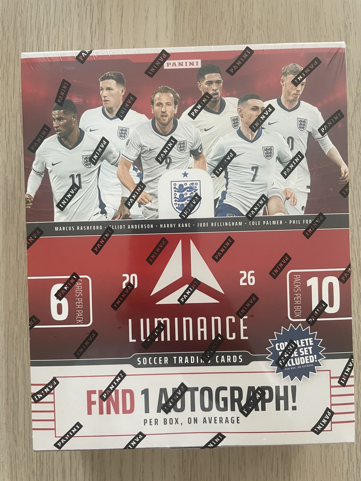 Panini Luminance England Football Trading Cards 2026 - Hobby Box Sealed IN HAND