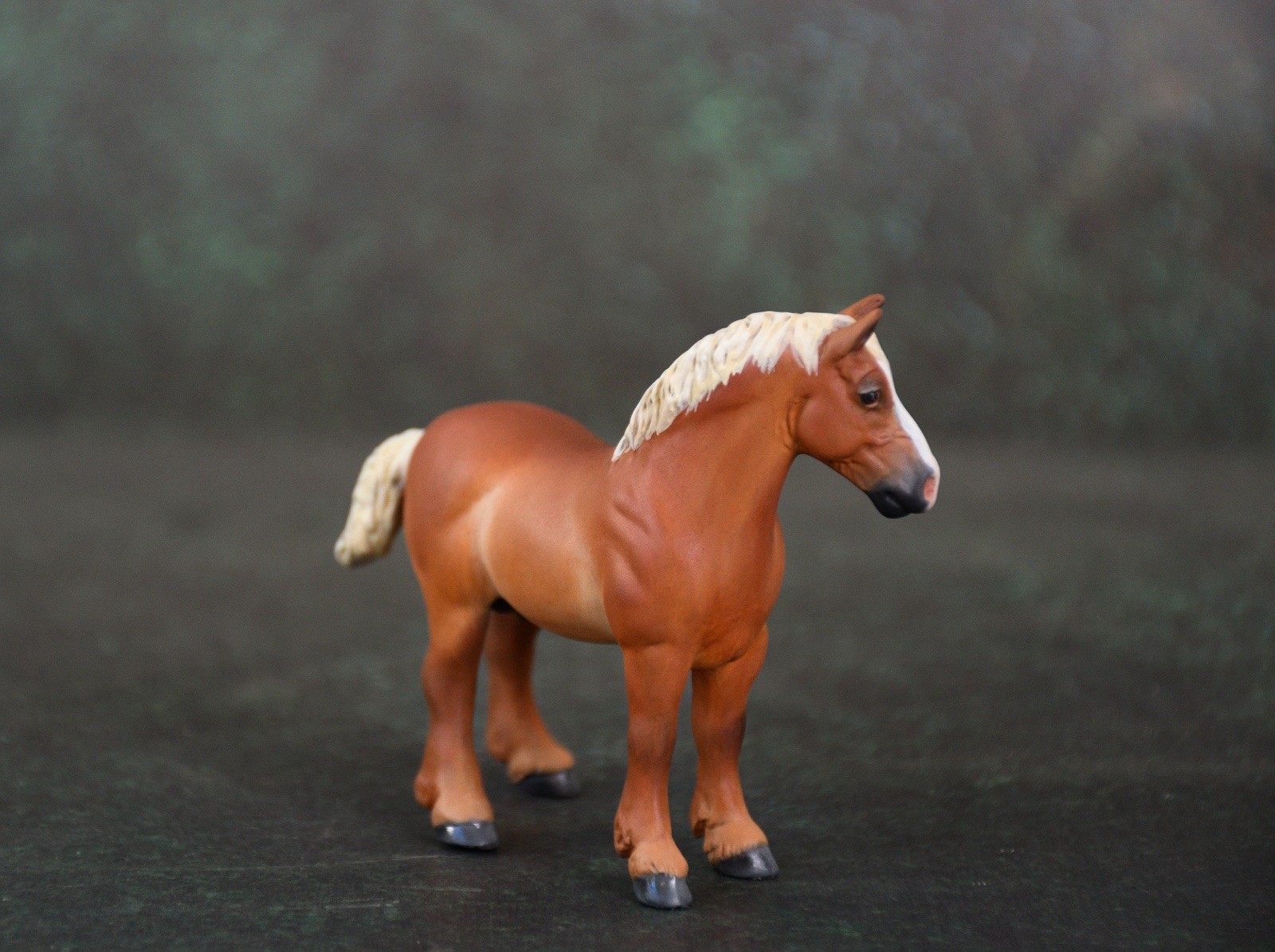 Custom Painted Breyer Horse - Stablemate - Drafter Stallion - 1:32 Scale