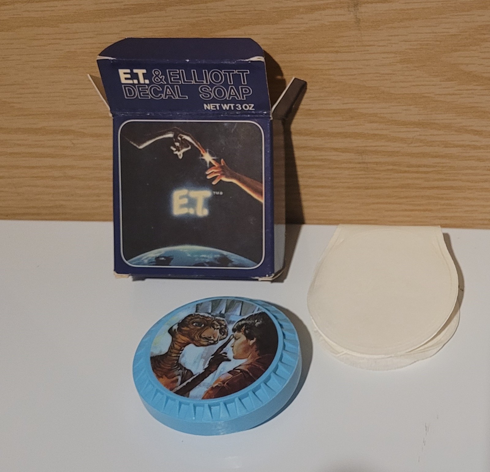 1983 Vintage Avon E.T. & Elliott The Extra-Terrestrial Decal Soap 3oz New In Box