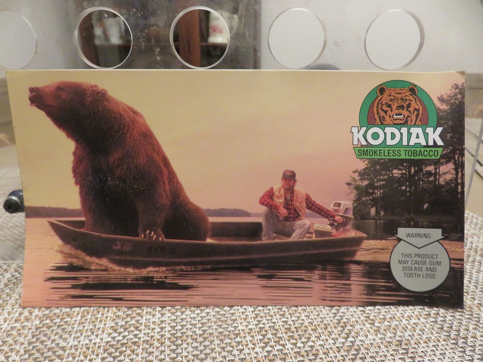 KODIAK SMOKELESS TOBACCO STATIC CLING STICKER KODIAK SMOKELESS TOBACCO STATIC CLING STICKER