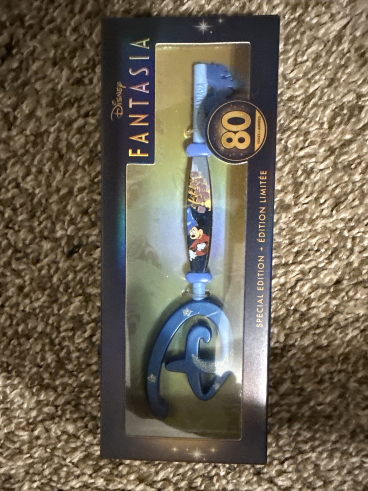 Fantasia Disney Store 80th Anniversary Key Limited Edition Fantasia Disney Store 80th Anniversary Key Limited Edition