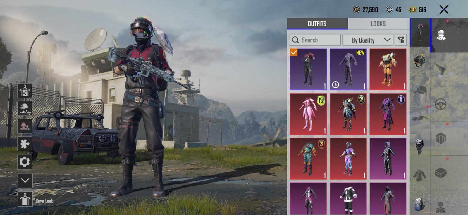 PUBG Mobile Account Radiant Edge M16A4 Lv.4, Weapon Skins, Outfits, Helmets