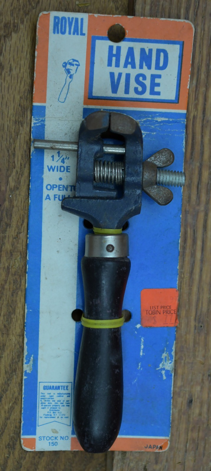 Royal Hand Vise Stock No. 150 1-1/4\