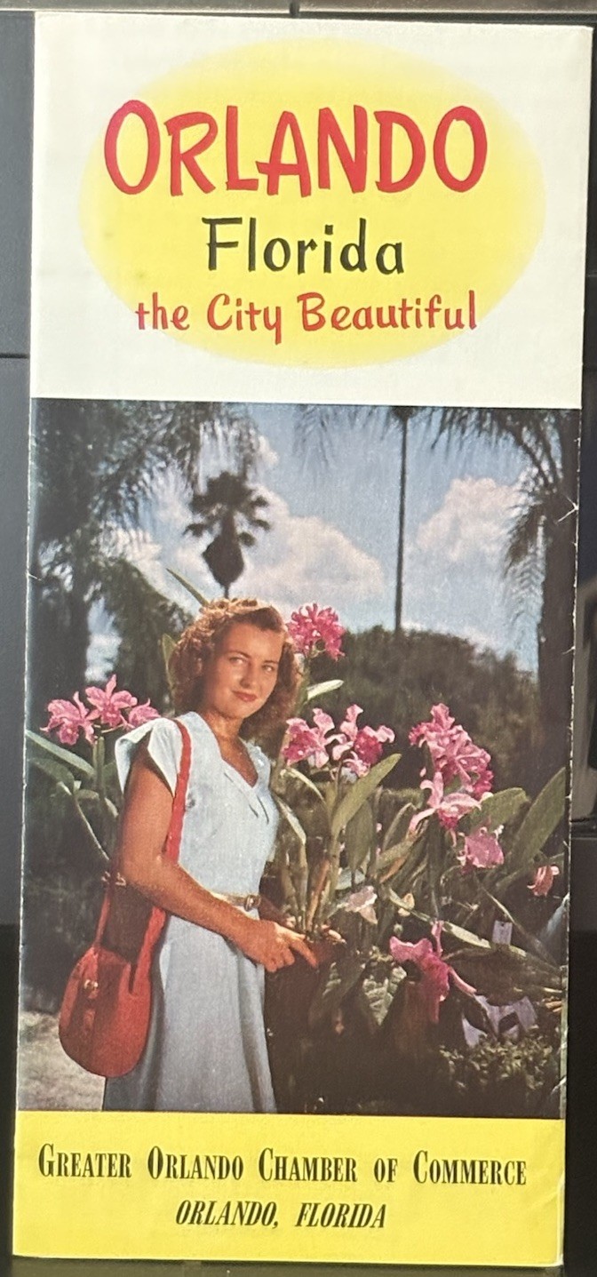1950s ORLANDO Florida Travel Brochure