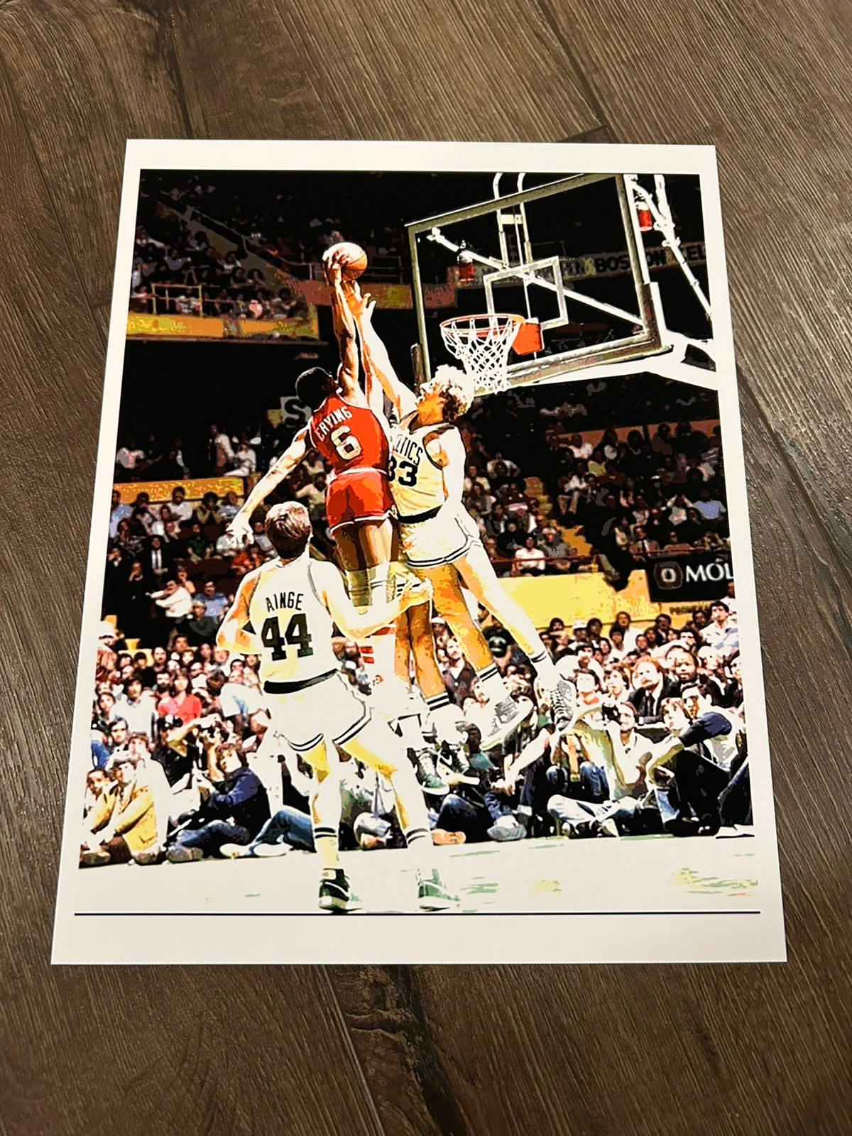 LARRY BIRD DR. J JULIUS ERVING Art Print Photo 11” x 14\