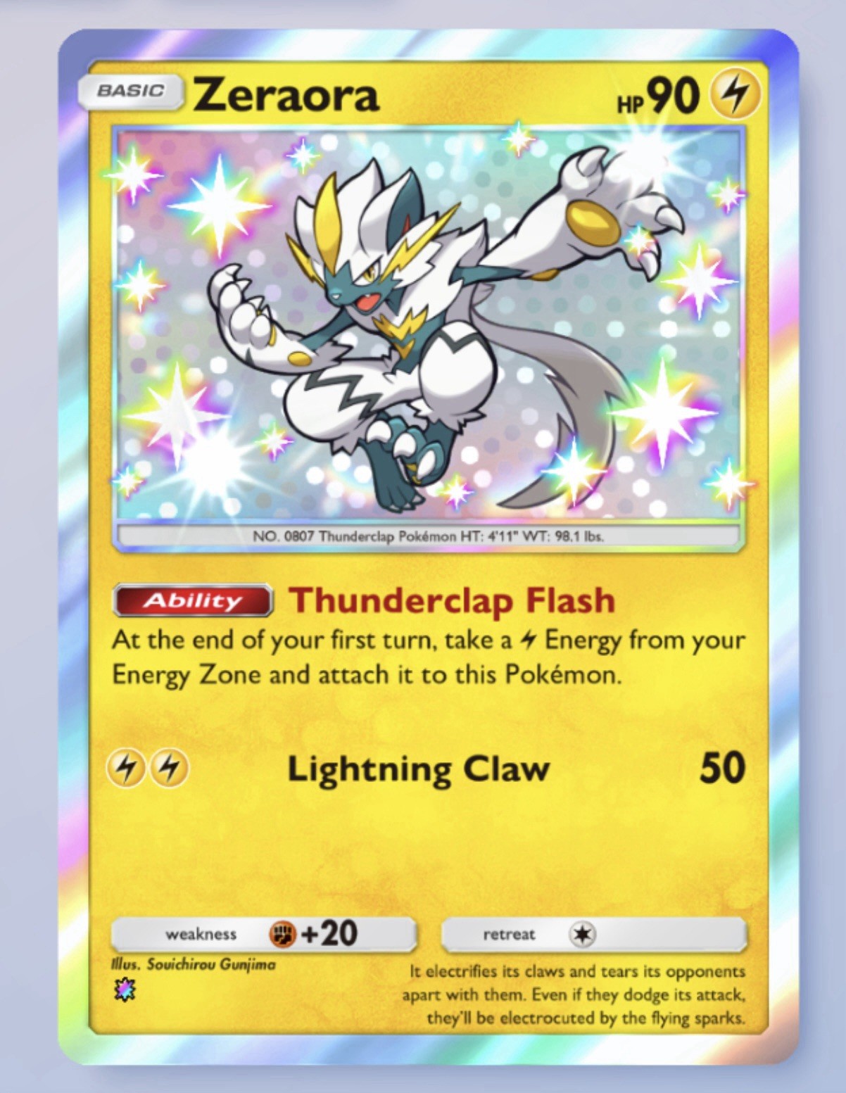 Pokemon Ptcg Pocket Zeraora Shiny 1 Star End Fast Delivery