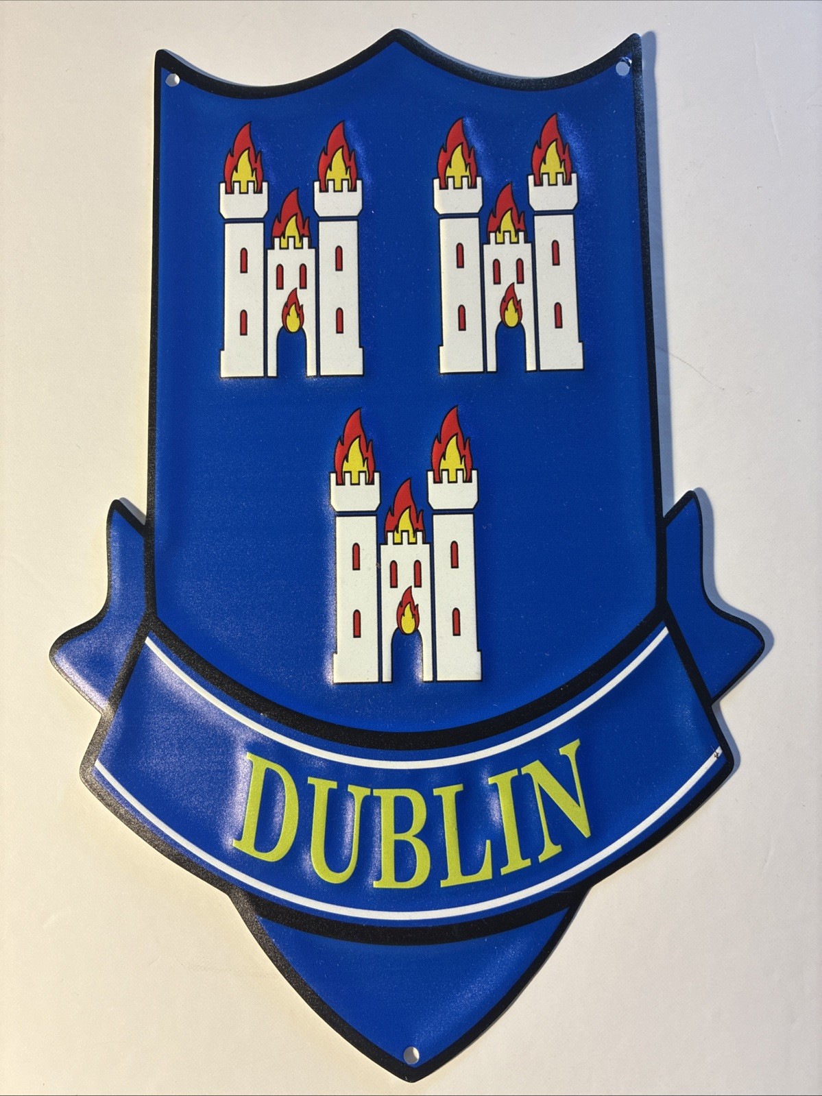 ✅New Dublin☘️Ireland Coat Of Arms Metal Tin Sign Irish Wall Plaque ✅New Dublin☘️Ireland Coat Of Arms Metal Tin Sign Irish Wall Plaque