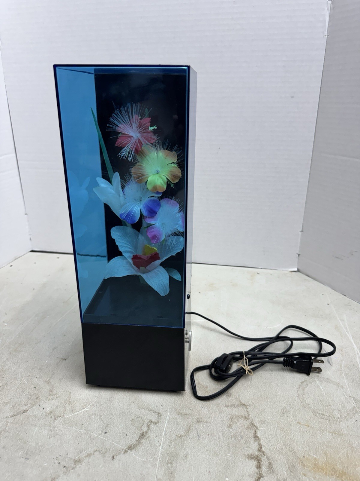 Vintage Fiber Optic Flower Light Lamp Music Box Model YS-335M Yirng Shehng Co
