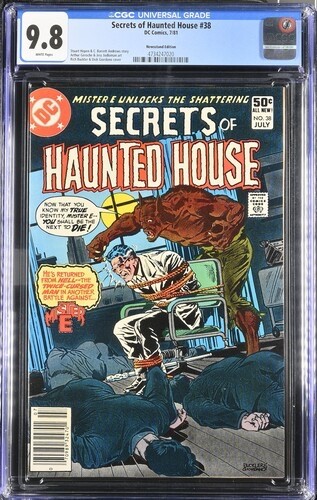 CGC 9.8 SECRETS OF HAUNTED HOUSE #38 .. NEWSSTAND EDITION .. HORROR .. 1981 ..
