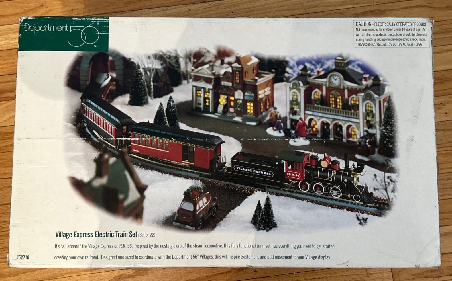 Dept 56 Dickens' Village Express Electric Train Set 52710 in Box Tested & Works