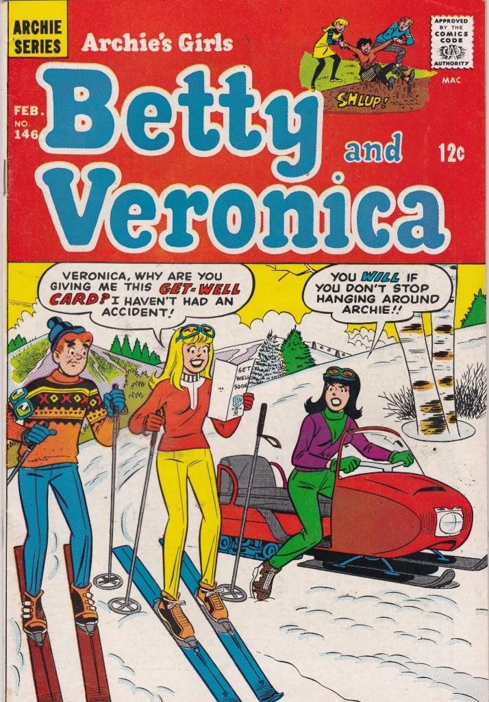 Archie\'s Girls Betty and Veronica #146.  Archie Comics  1968  VF (8.0)