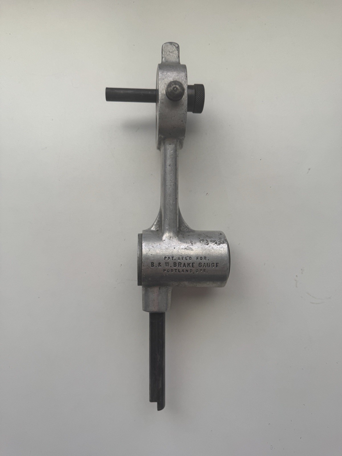 Vintage B&W Brake Gauge Shoe Setting Adjusting Tool Portland Oregon USA