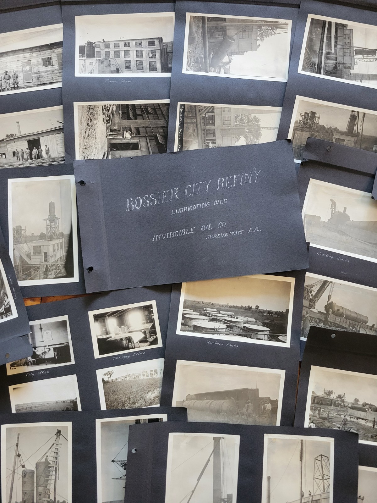 1920s Bossier City Refinery Louisiana Invincible Oil Photos Antique Shreveport
