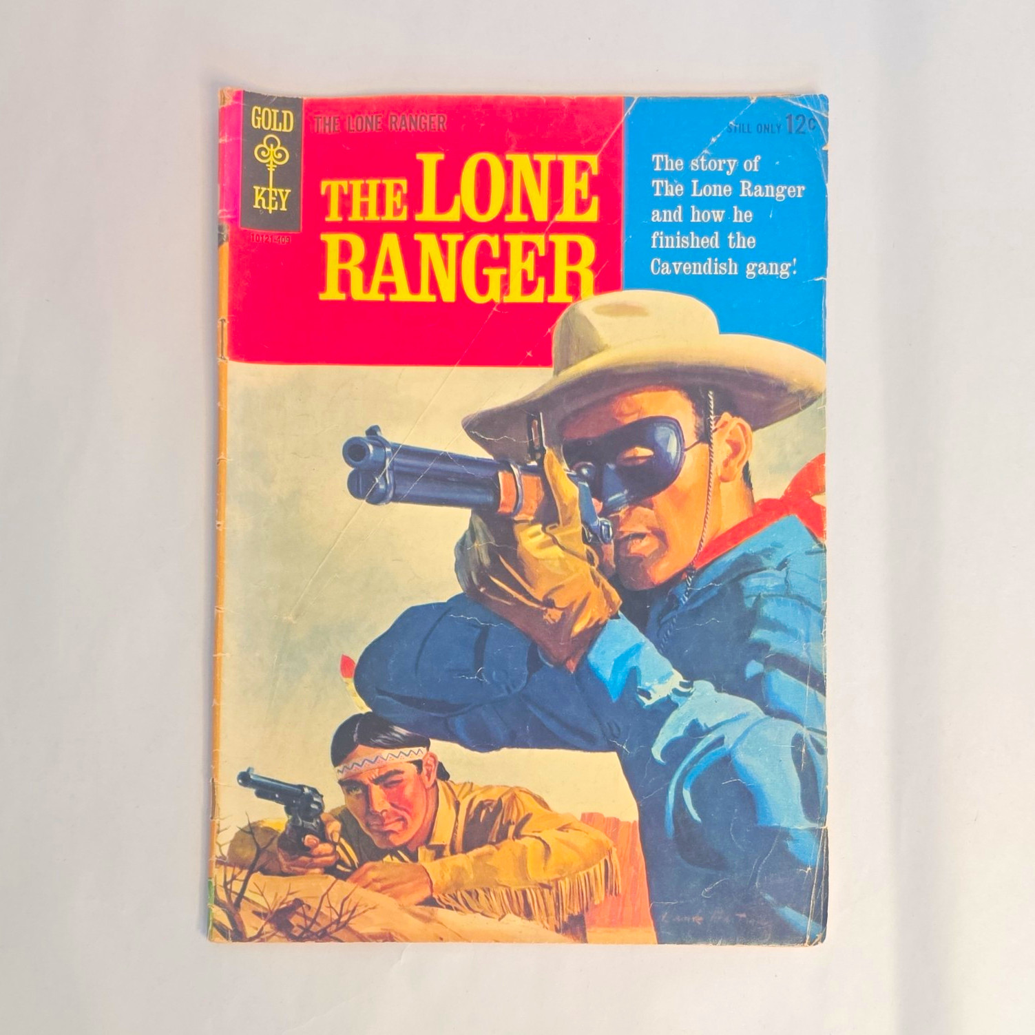 The Lone Ranger #1 Gold Key 1964 Silver Age Western Origin Painted Cover The Lone Ranger #1 Gold Key 1964 Silver Age Western Origin Painted Cover