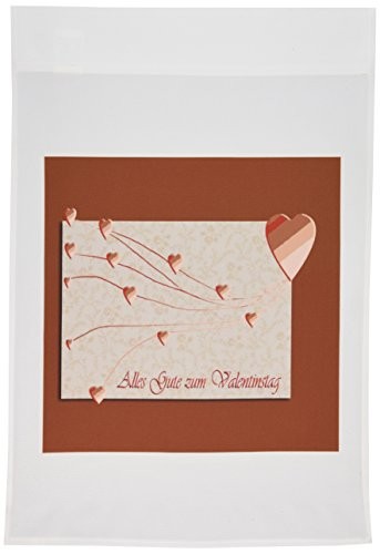3dRose fl_37046_1 Alles Gute Zum Valentinstag Happy Valintines Day Garden F