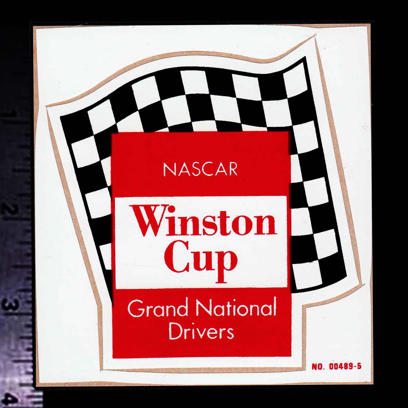 WINSTON CUP Nascar Grand National Drivers  Original Vintage Racing Decal/Sticker