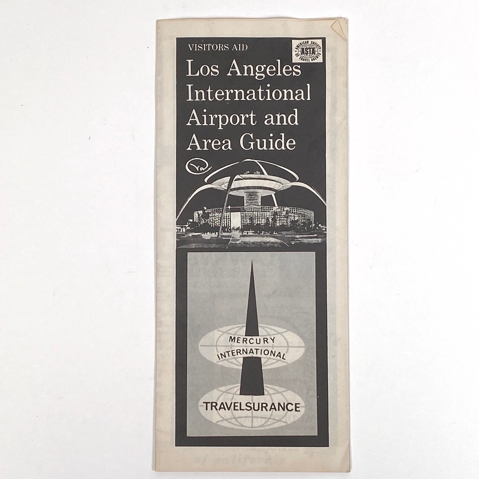 c1960’s • Los Angeles Intl Airport & Area Guide • VW Bus, Lawry’s, Cecil Hotel