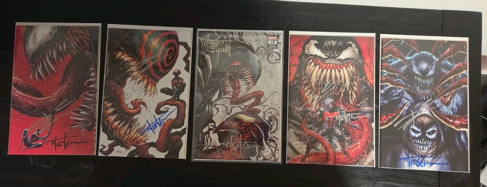 Venom Signed Tyler Kirkham Lot NM