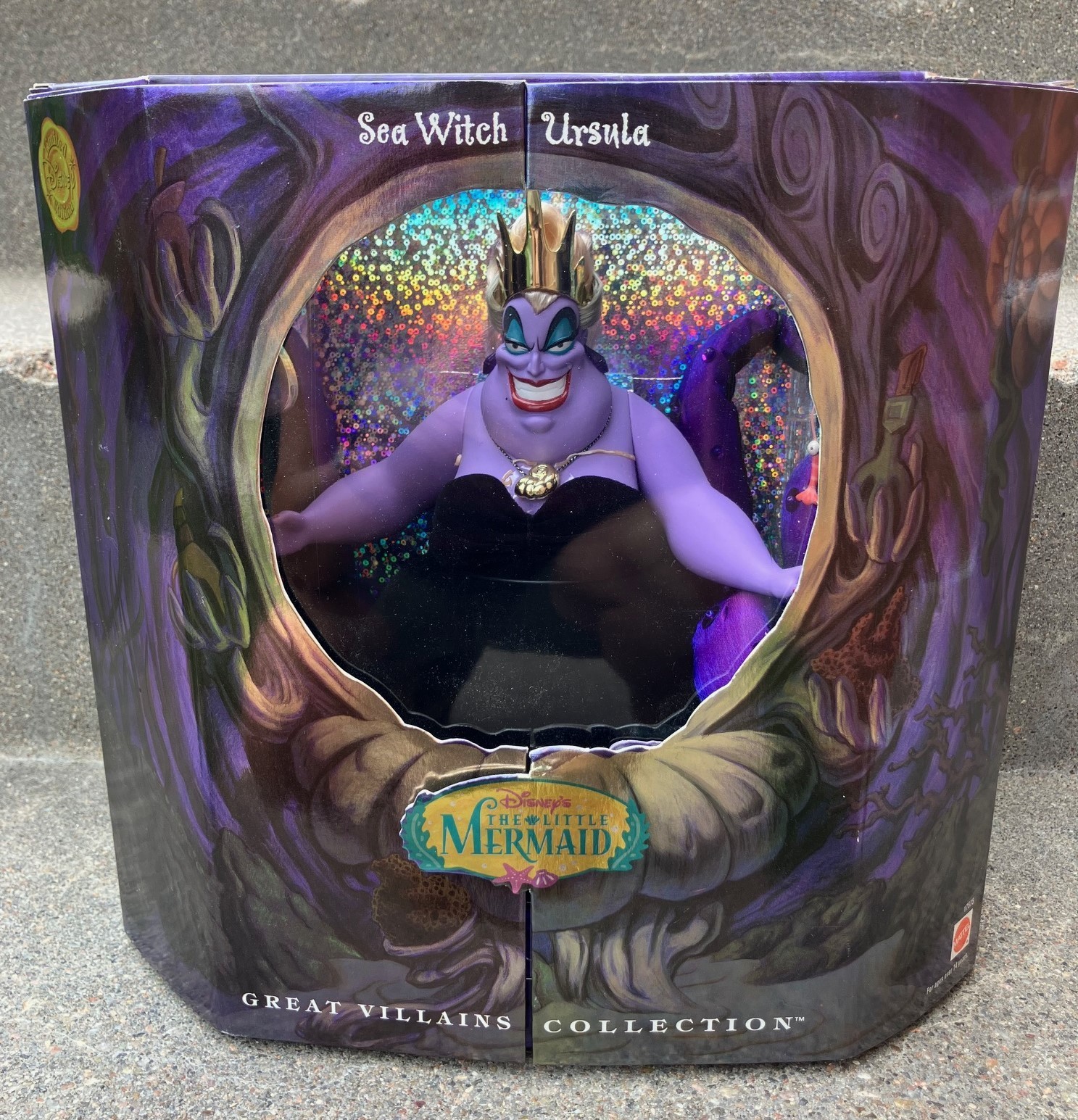 Disney\'s Great Villains Collection Sea Witch Ursula Little Mermaid 1997 unopened