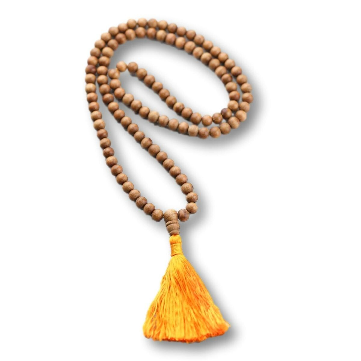 Sandalwood Japa Mala. 100% Real 8 mm Sandalwood from Nepal. 108 Beads.