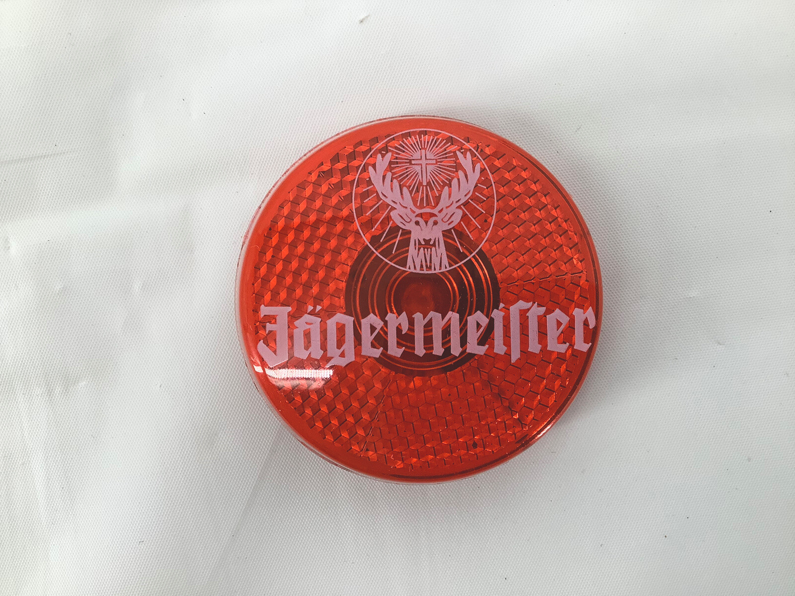 Jagermeister Safety Bicycle Light Reflector with Clip Red Riding Jogging Walking