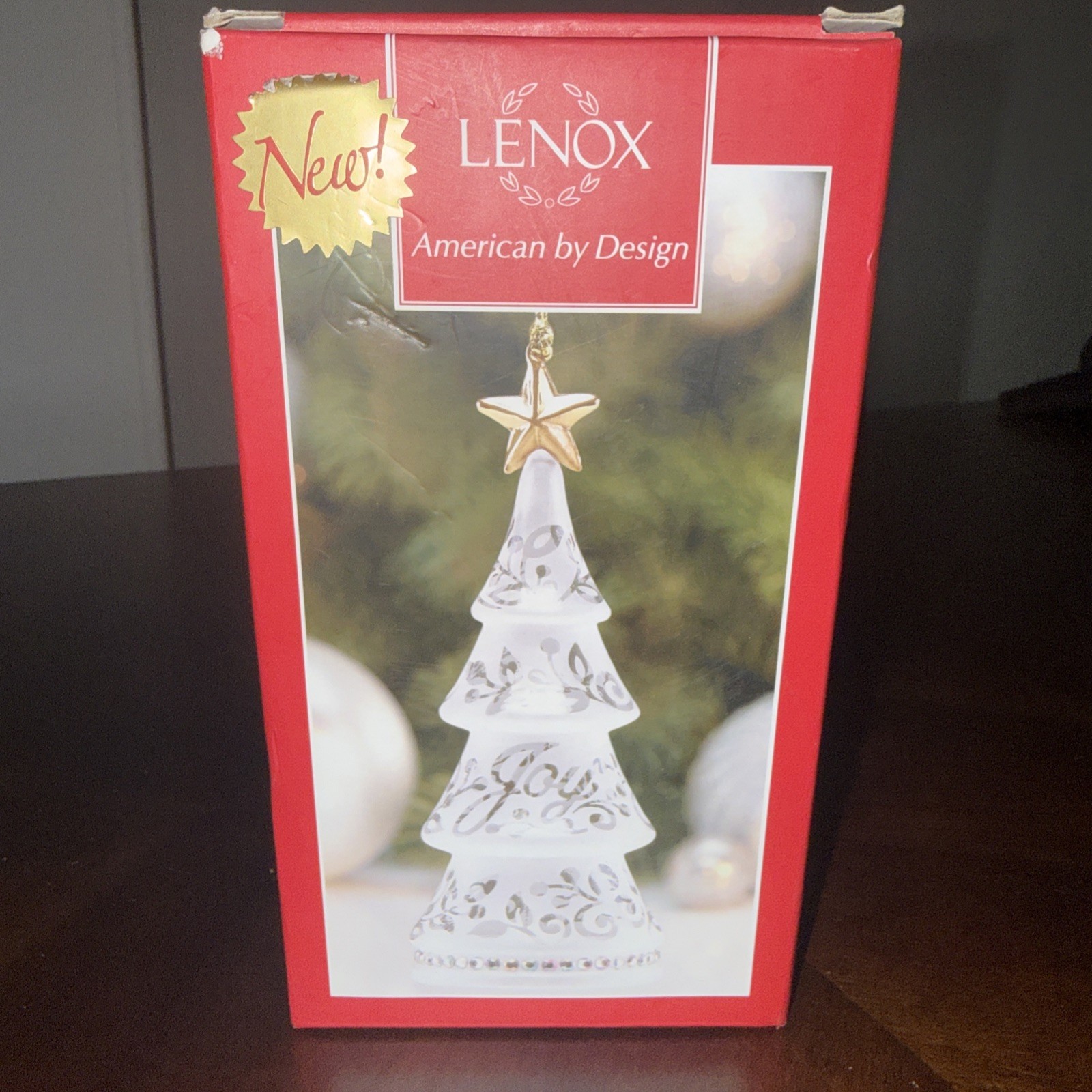 LENOX JOYOUS TIDINGS JOY TREE GLASS 6\