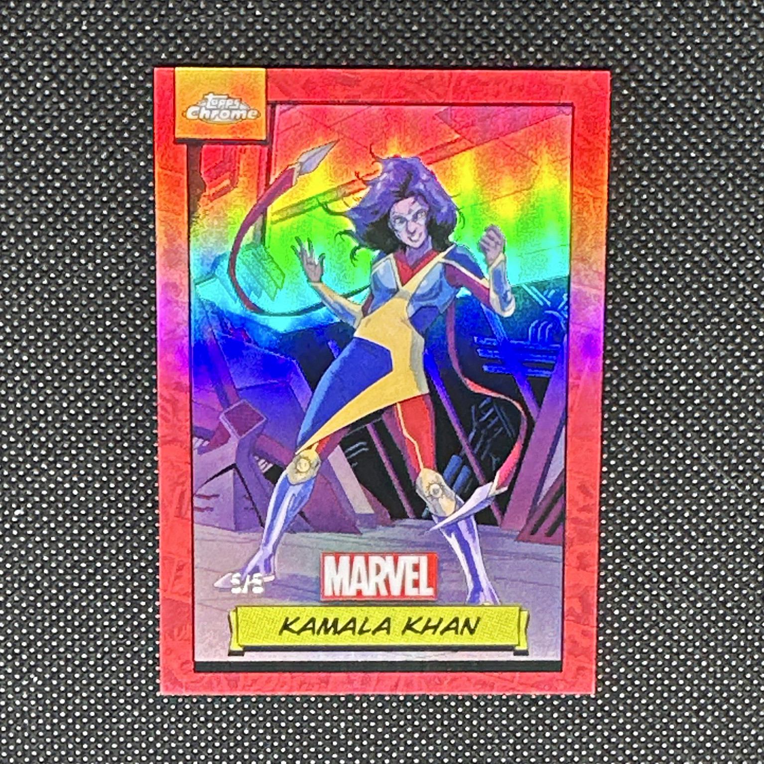 2024 Topps Chrome Marvel Red 5/5 Kamala Khan #45 Parallel 2024 Topps Chrome Marvel Red 5/5 Kamala Khan #45 Parallel