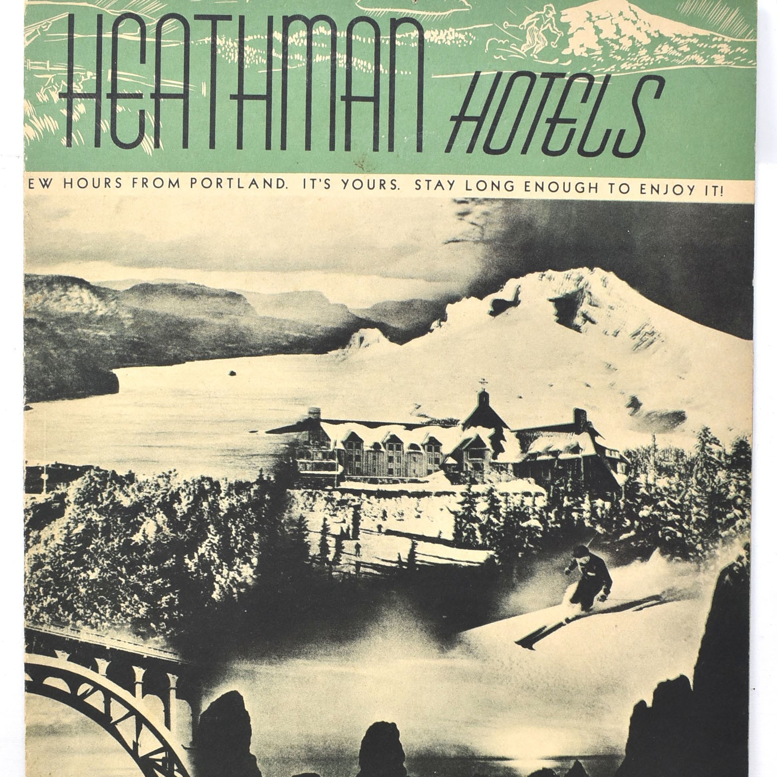 1950s The Heathman Hotel Restaurant Menu 1001 SW Broadway Portland Oregon #2