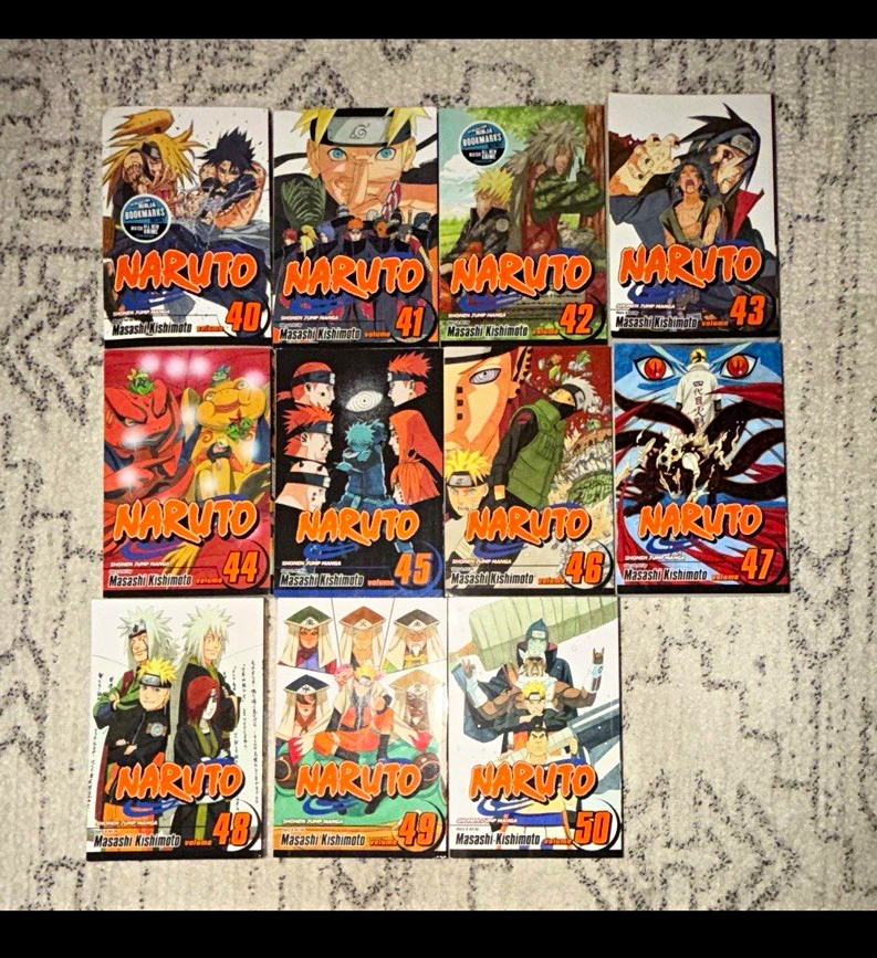 Naruto Manga Lot Paperback Masashi Kishimoto VIZ English 40-50,1,5,8,9,16,24 Naruto Manga Lot Paperback Masashi Kishimoto VIZ English 40-50,1,5,8,9,16,24