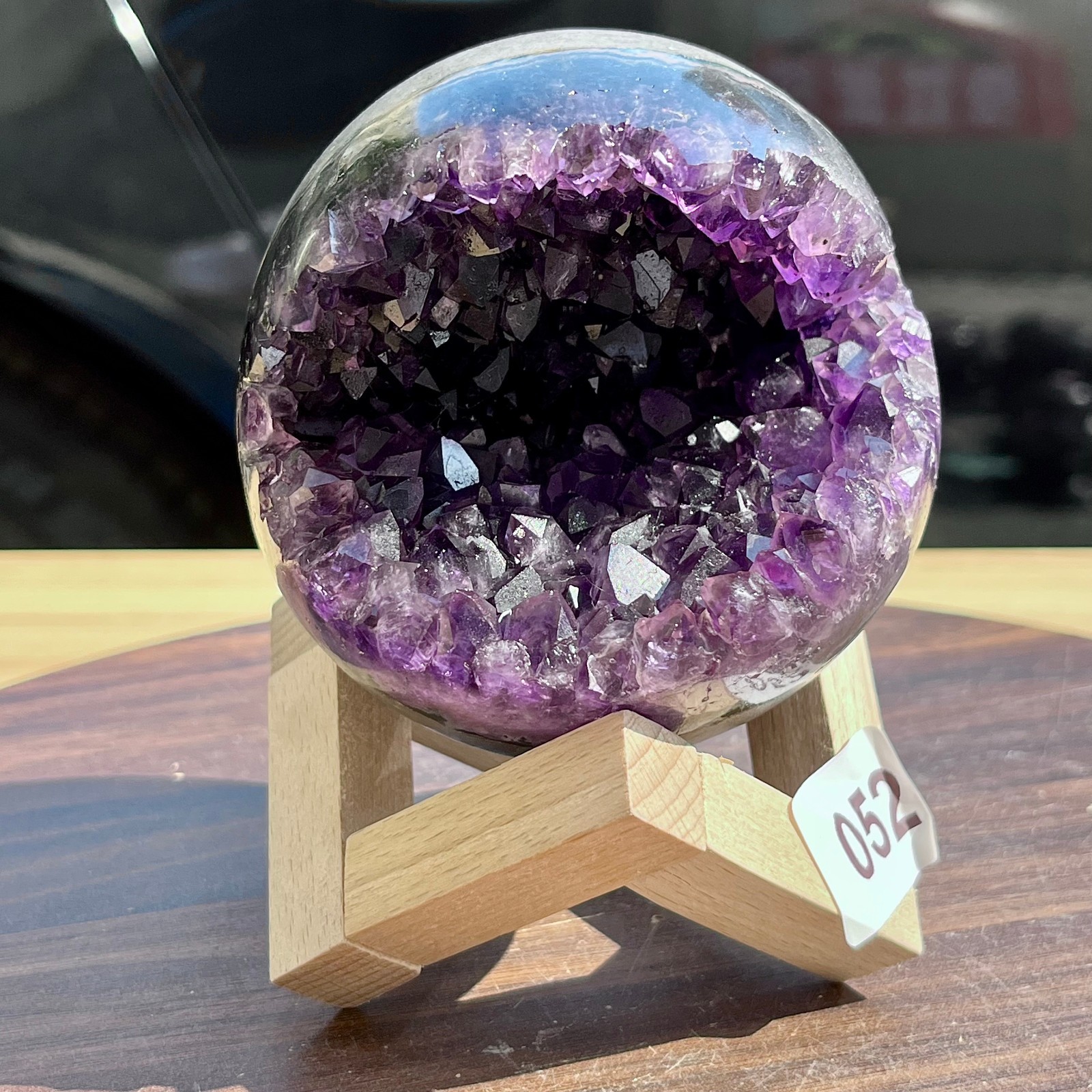 1.6LB  High quality rare amethyst mouth smile decorative specimen