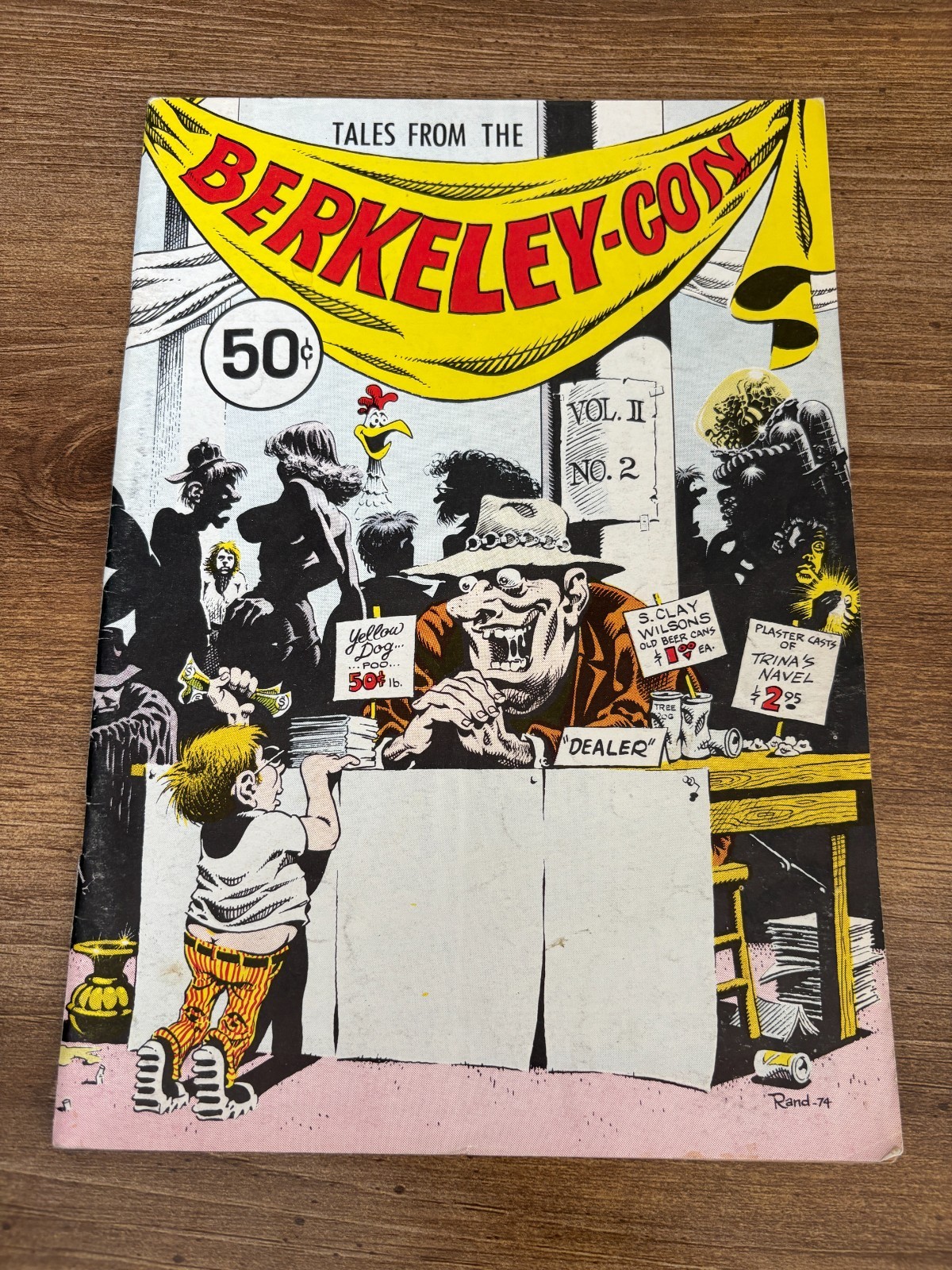 Berkeley-Con Vol. # 2 # 2 FN/VF Underground Comic Book 1974 Rand Comix 2 J348