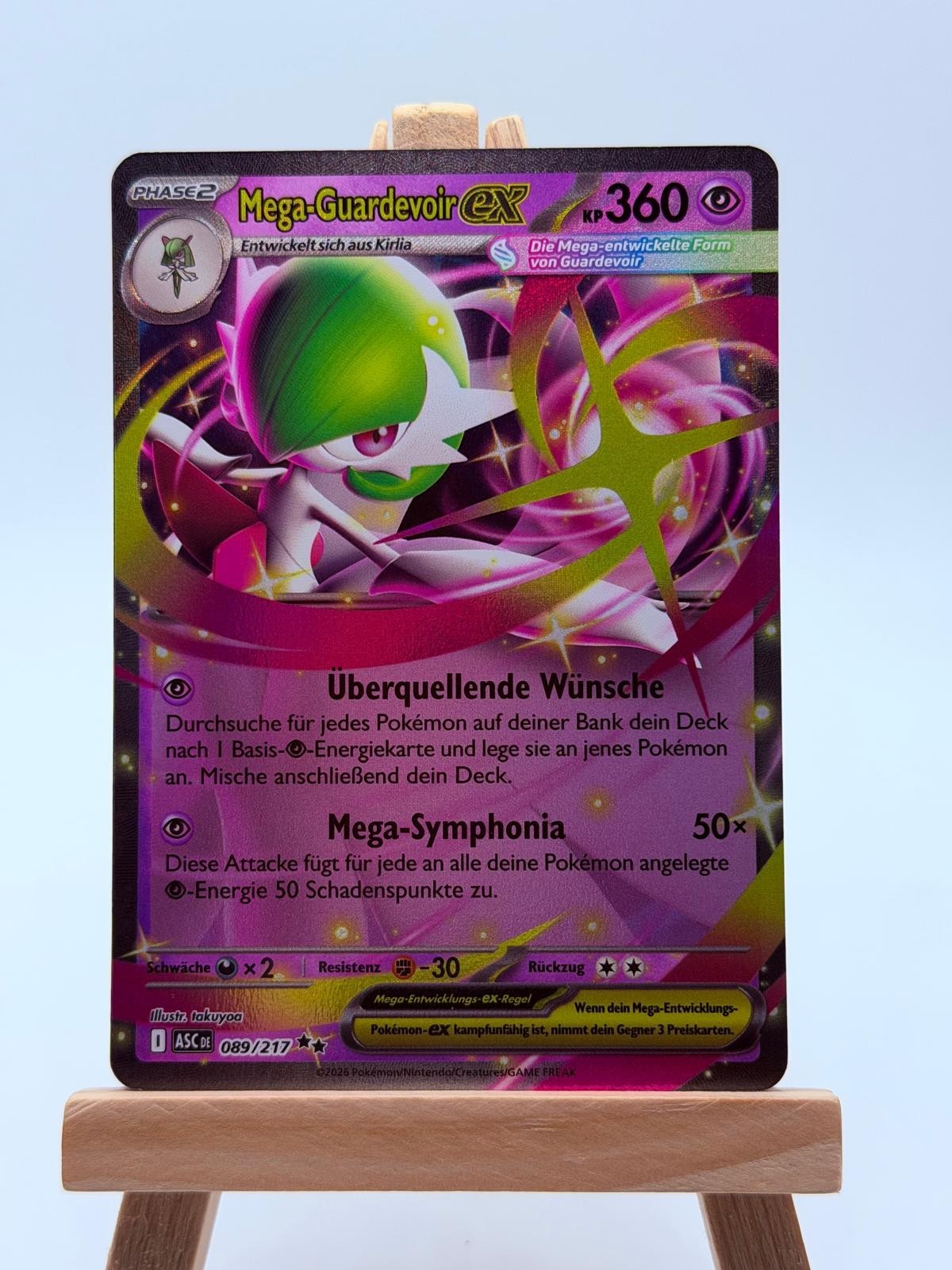 Pokemon Mega Guardevoir Ex 089/217 Sublime Heroes German NM 