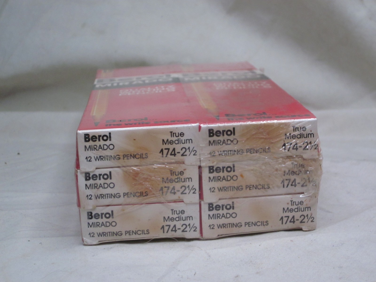 72 Berol MIRADO PENCILS new vintage pencil box lot 174-2 1/2 NOS boxes USA
