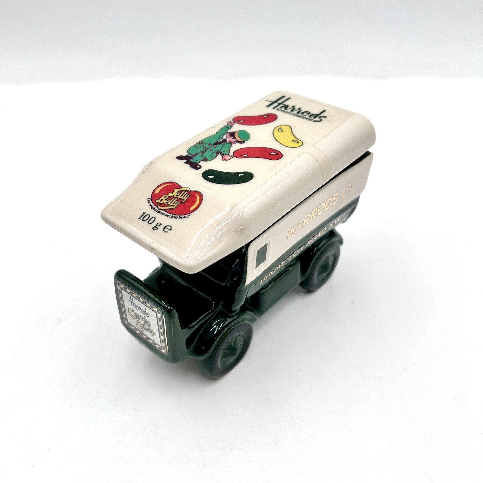 Harrods Ltd Candy Shop Jelly Belly Trinket Dish Truck Porcelain Knightsbridge