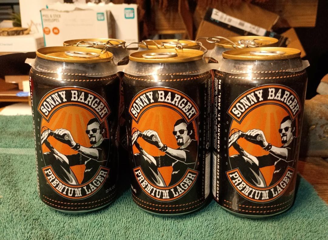 Vintage Six Pack Of Hell's Angels Sonny Barber Beer Lager
