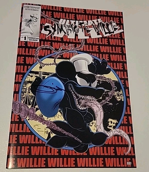 Symbiote Willie #1 SDCC Excl Ultimate Willie SS7 SIGNED BY MYCHAELS W/ COA