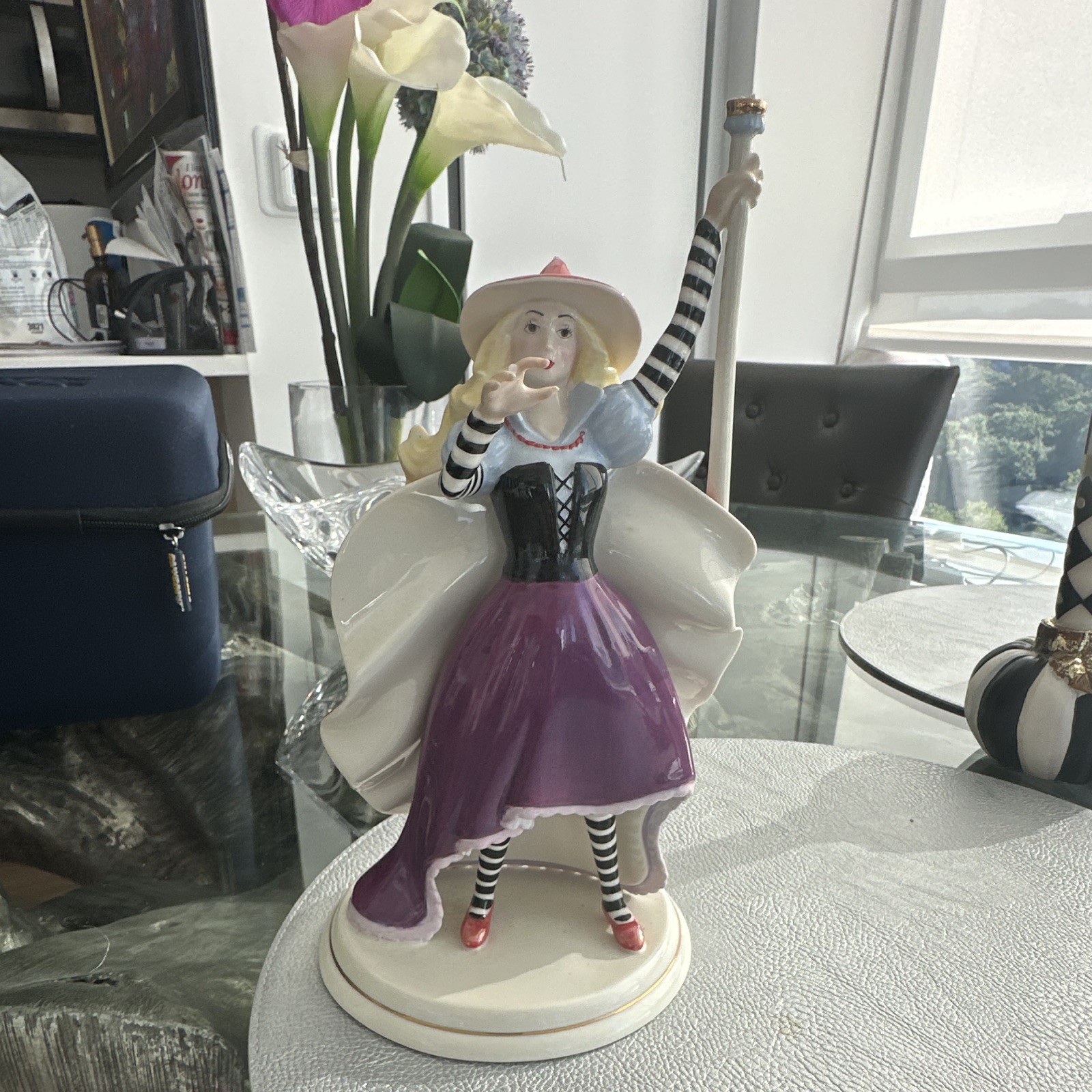 Lenox Wicked Witch of the East Wizard of Oz Porcelain Figurine 11in Hand Painted
