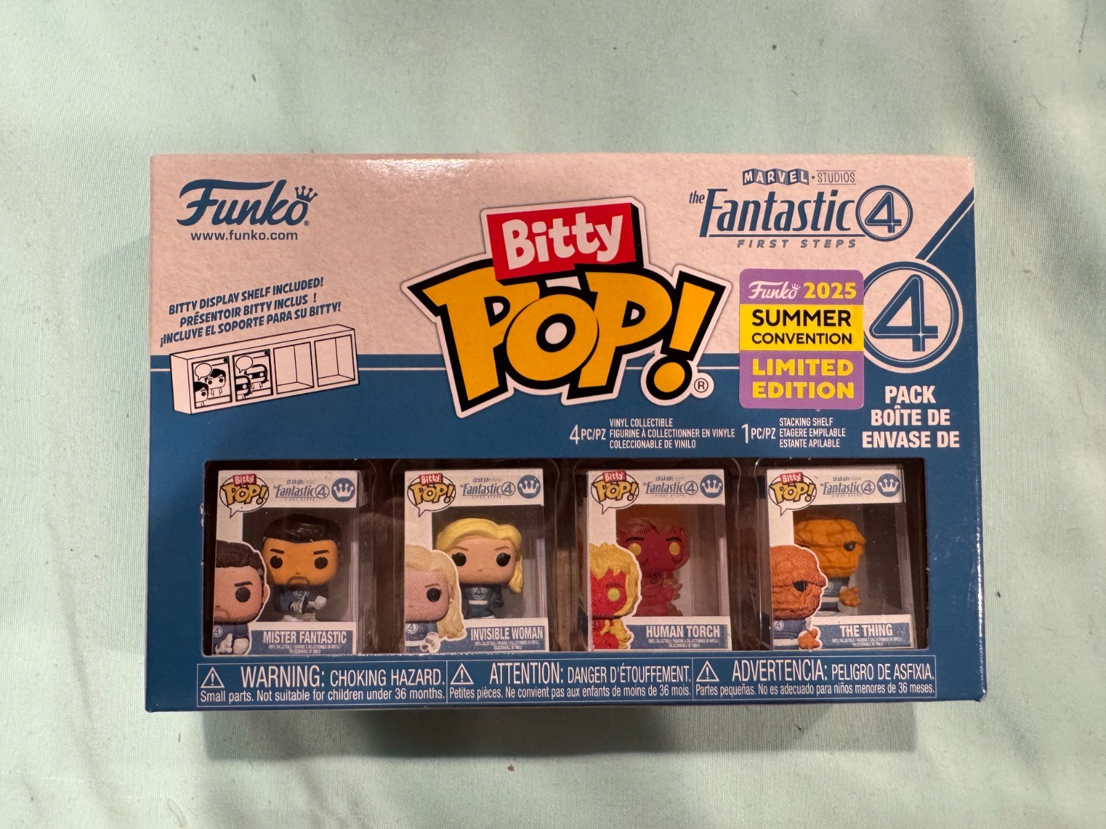Funko Bitty Pop Fantastic Four 2025 SDCC First Steps Official Exclusive Marvel