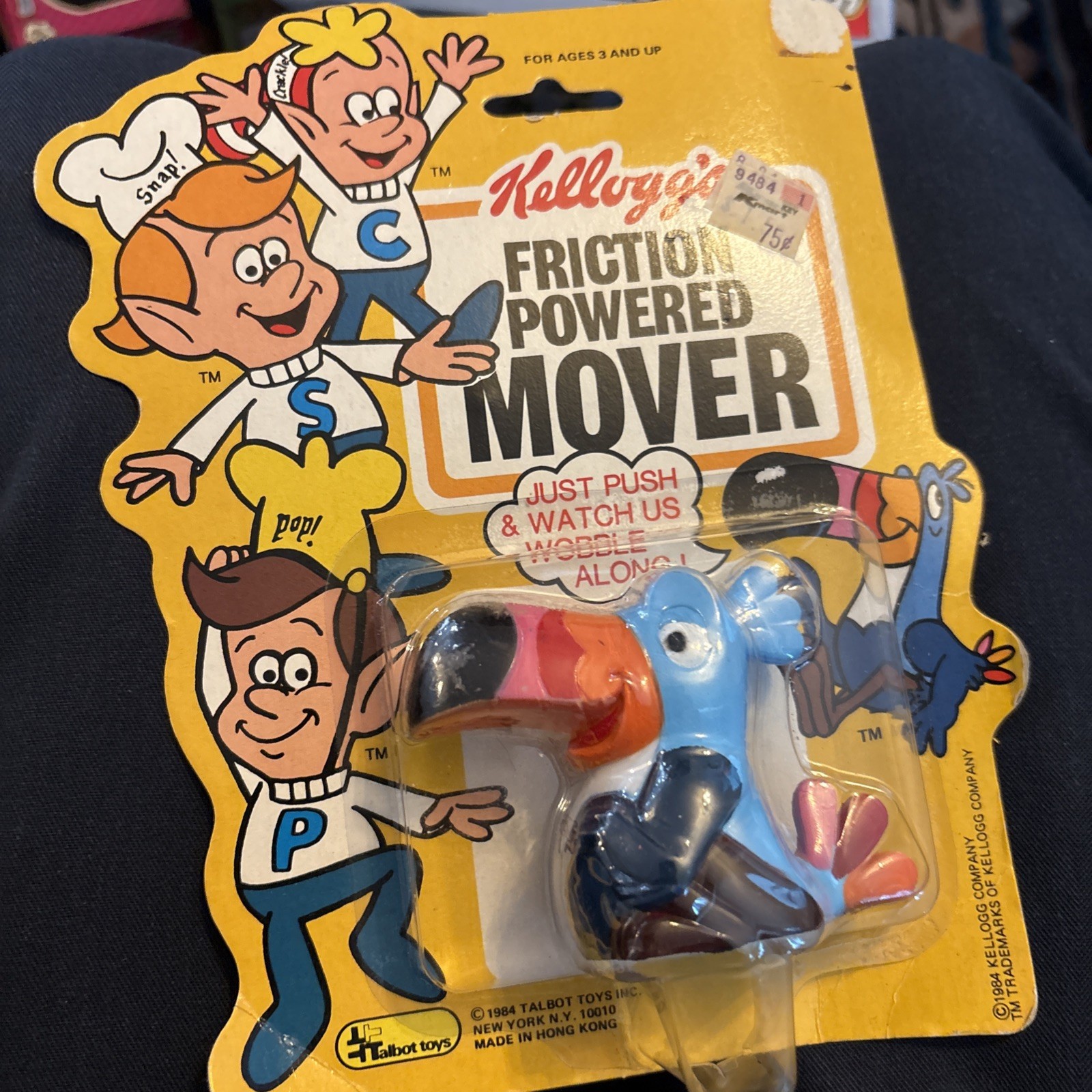Kellogg\'s Friction Powered Mover Toucan Sam NOS New Vintage