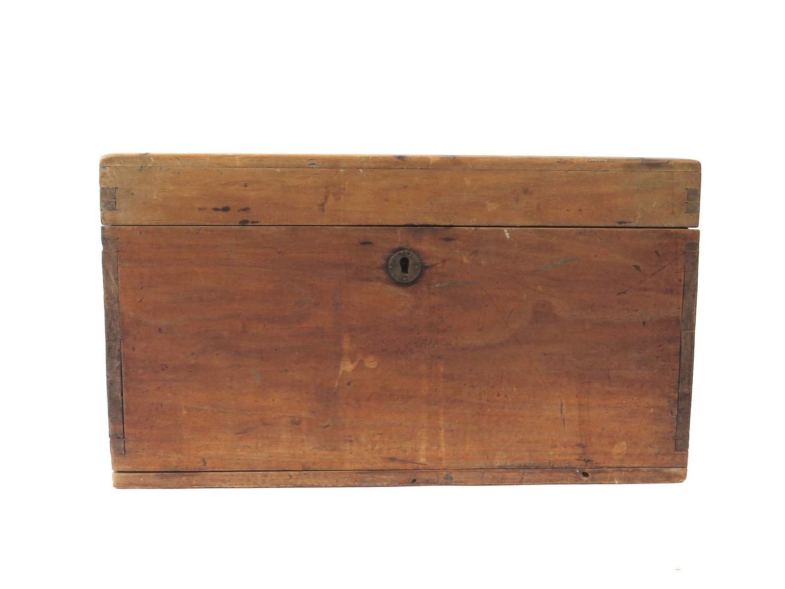 Large Japanese Tansu Woodworking Box w. Handles 12.5\