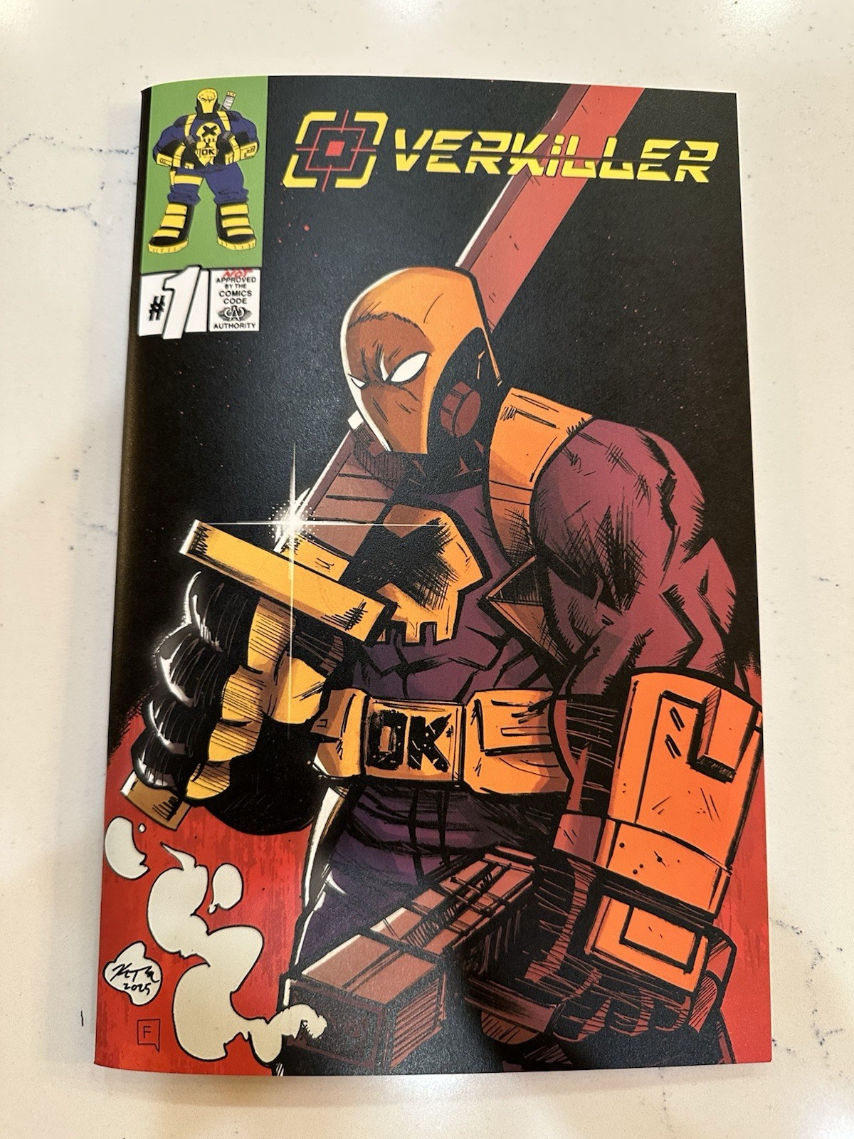 Overkiller #1 First Print Cover - Rare