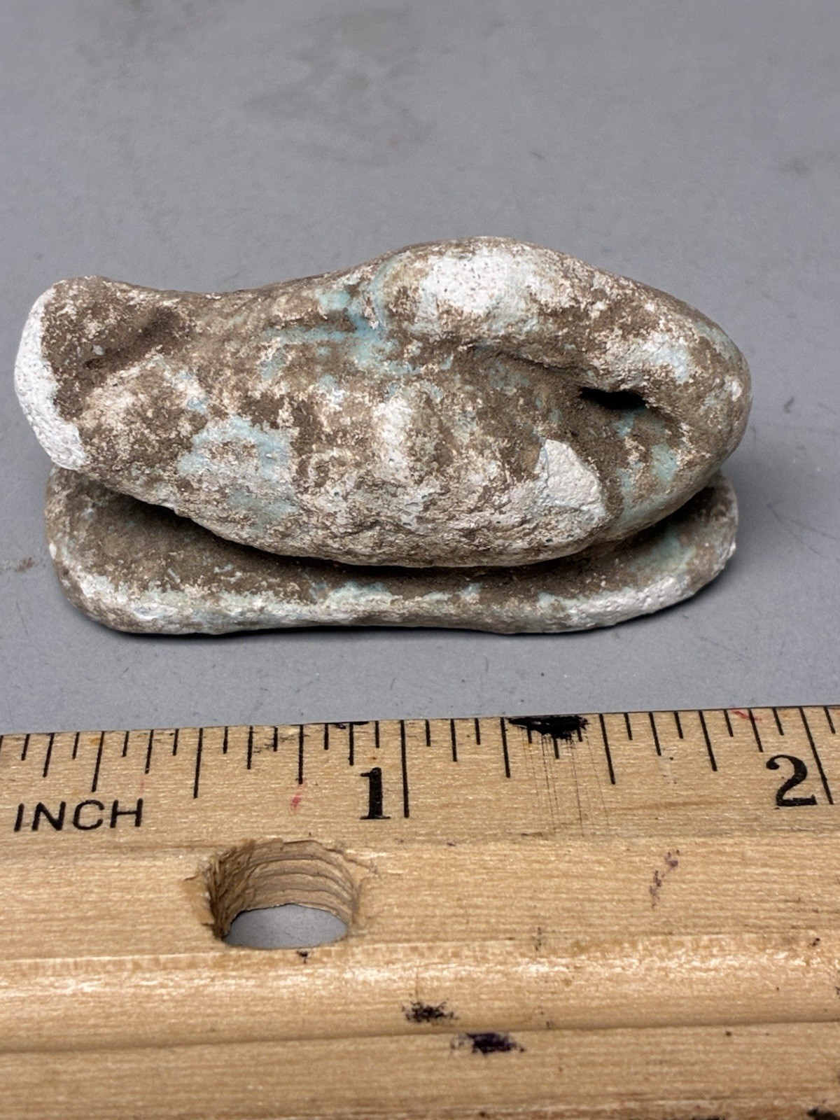 Original Ancient Egyptian Faience Toth, The Ibis God Of The Nile, With COA Original Ancient Egyptian Faience Toth, The Ibis God Of The Nile, With COA