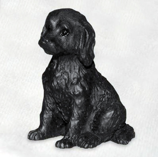 LABRADOODLE BLACK TINY ONES DOG Figurine Statue Pet Lovers Gift Resin