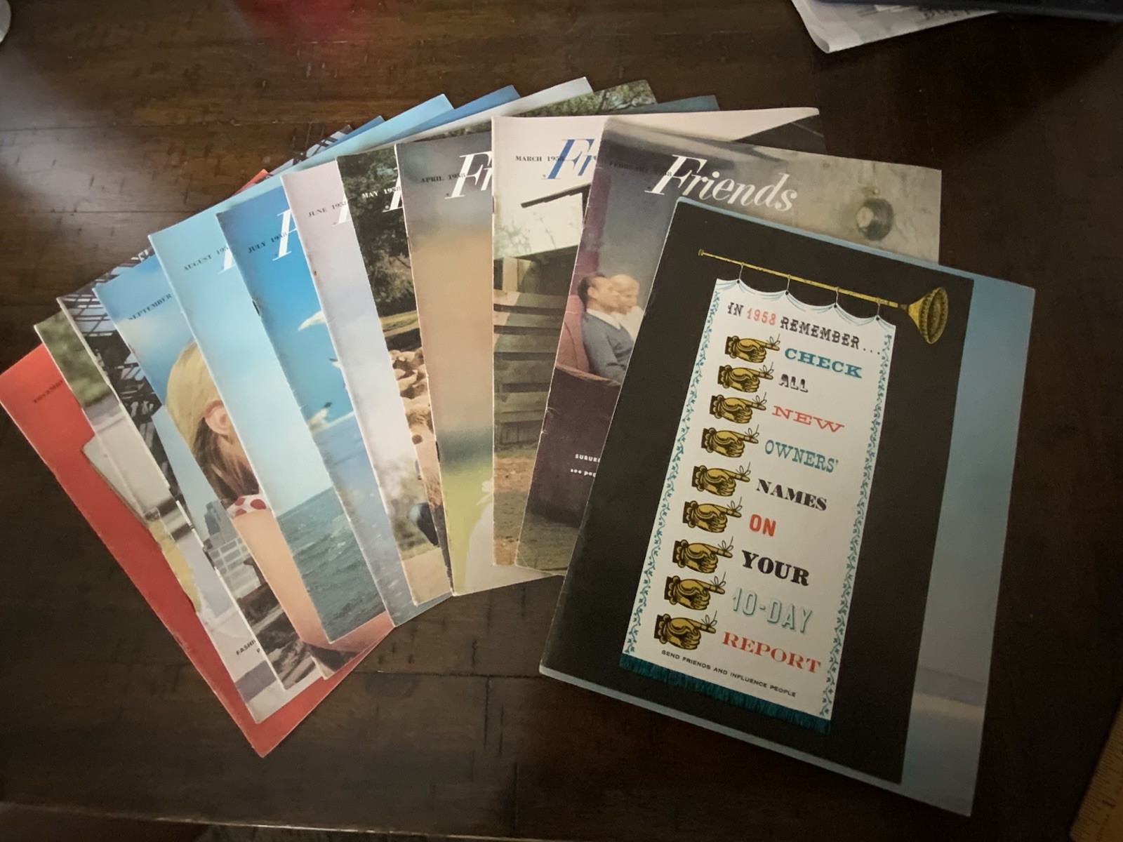 Vintage 1958 Chevrolet Friends Magazine Monthly Full 12 Issue Run JAN -DEC