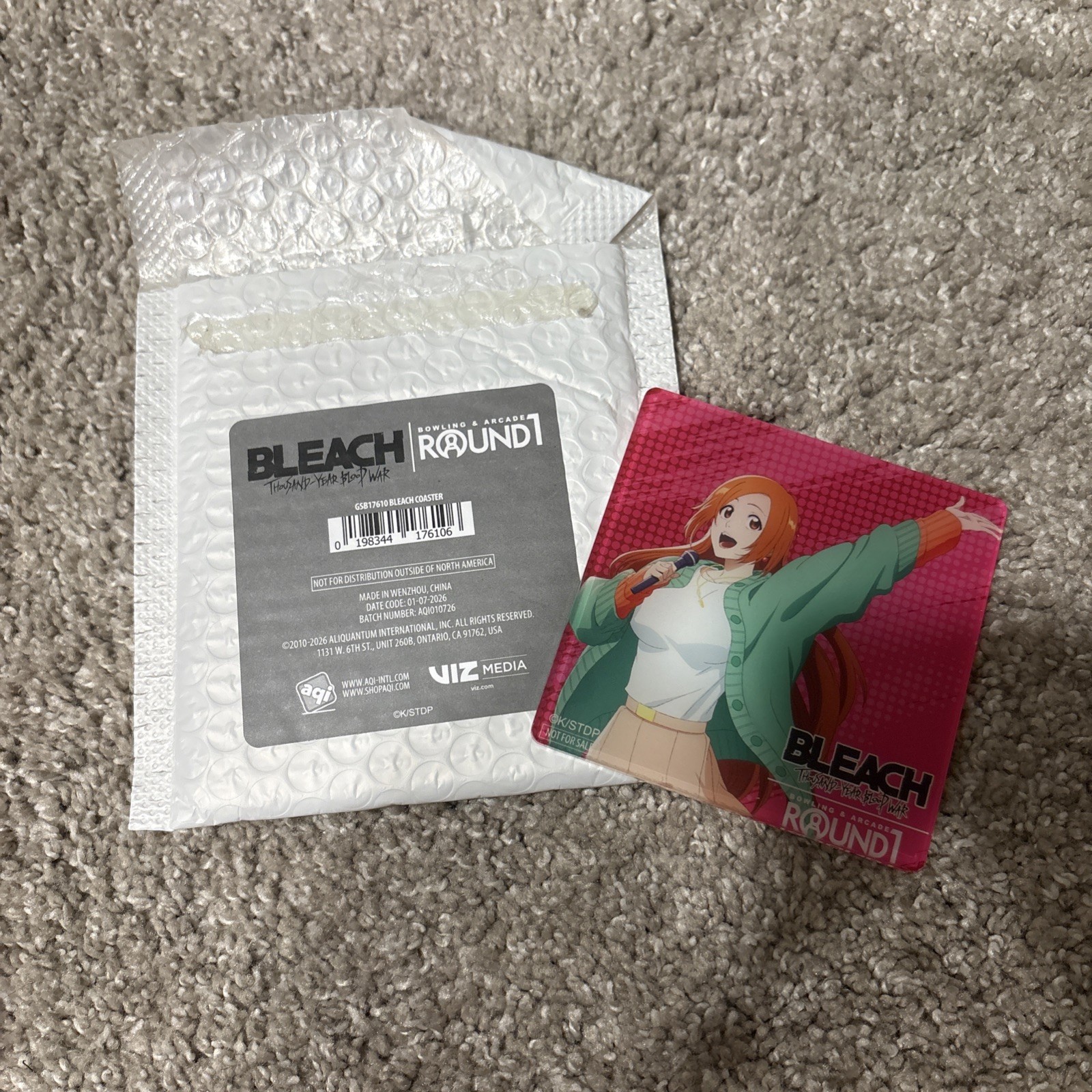 Bleach Thousand Year Blood War Round1 Orihime Inoue Coaster Exclusive Anime