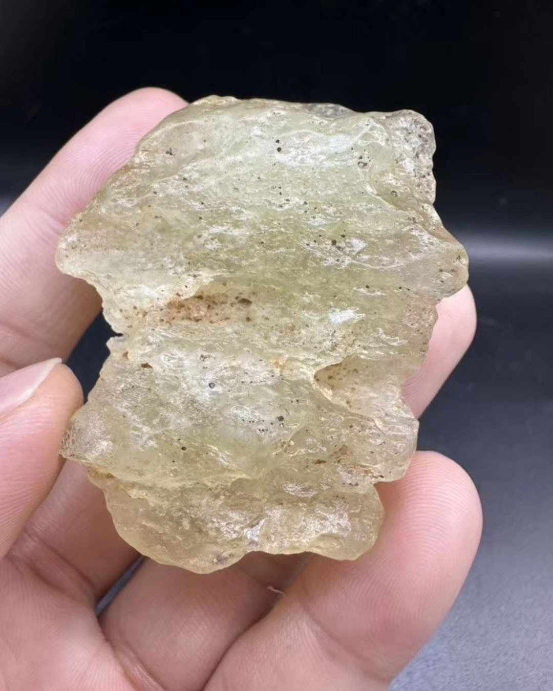 48g Libyan Desert Glass impact glass meteorite LDG natural raw ore meteorite