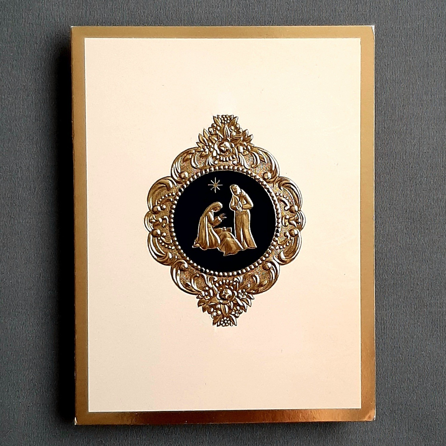 1972 Hand Signed Christmas Card Astronaut John Glenn/Wife to Actor Hugh O\'Brian