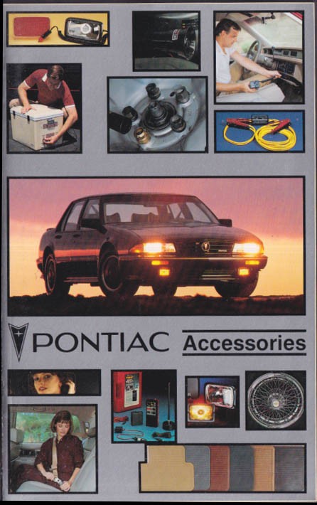 1988 Pontiac Accessories brochure CB mats driving lights wheel covers &c