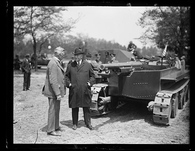 Photo:Edwin Denby Military Tank 1920s Inspection Photo